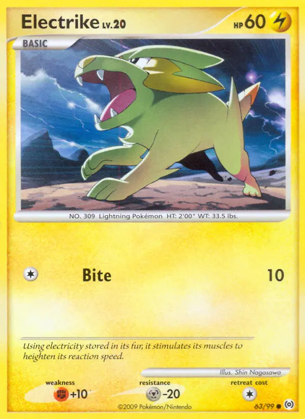 Electrike — Arceus card #63