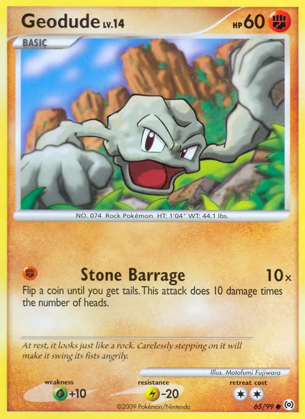 Geodude — Arceus card #65