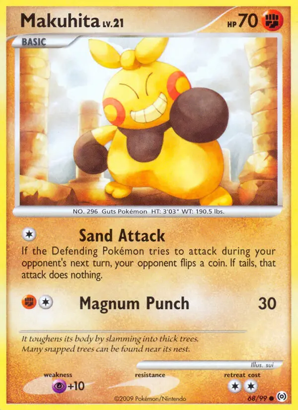 Makuhita — Arceus card #68