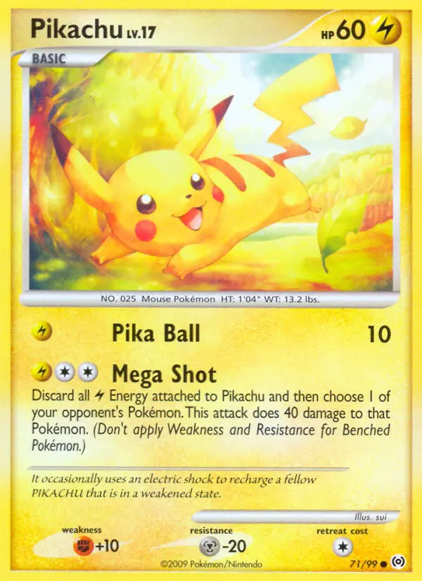 Pikachu — Arceus card #71