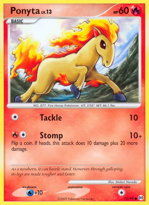 Ponyta — Arceus card #72