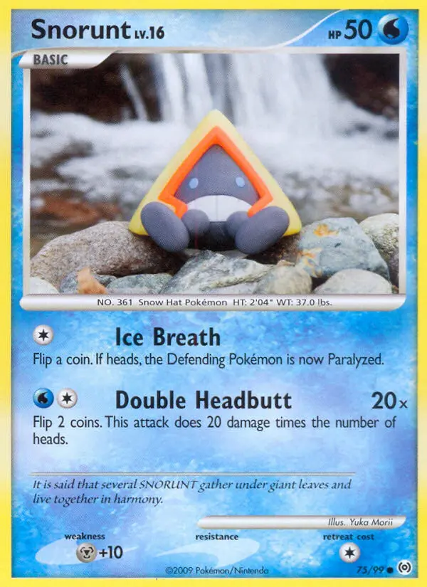 Snorunt — Arceus card #75