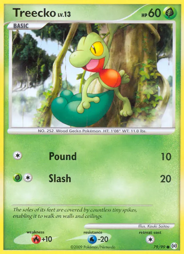 Treecko — Arceus card #79