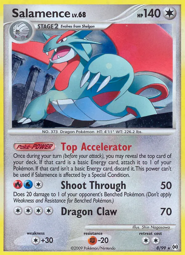 Salamence — Arceus card #8