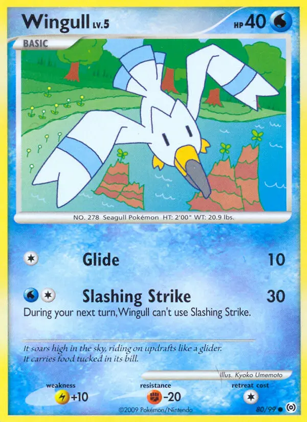 Wingull — Arceus card #80