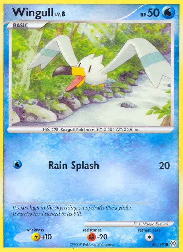 Wingull — Arceus card #81