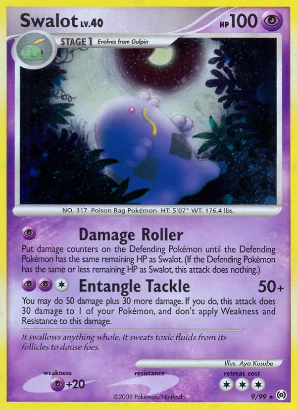Swalot — Arceus card #9