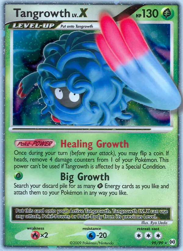 Tangrowth LV. X — Arceus card #99