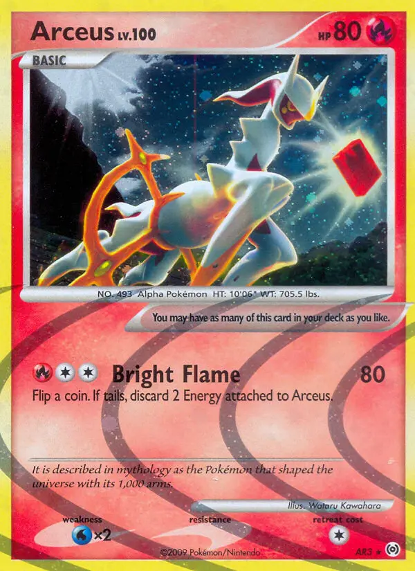 Arceus — Arceus card #AR3