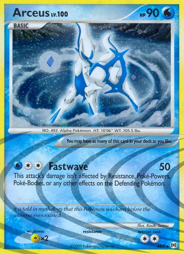 Arceus — Arceus card #AR4