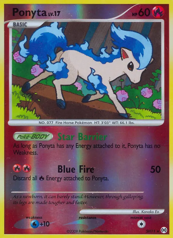Ponyta — Arceus card #SH11