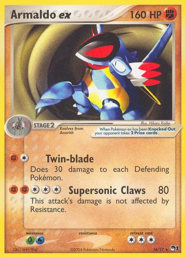 Armaldo ex — POP Series 1 card #16