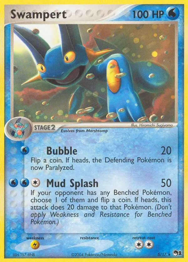 Swampert — POP Series 1 card #5