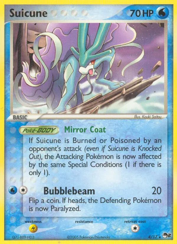 Suicune — POP Series 2 card #4
