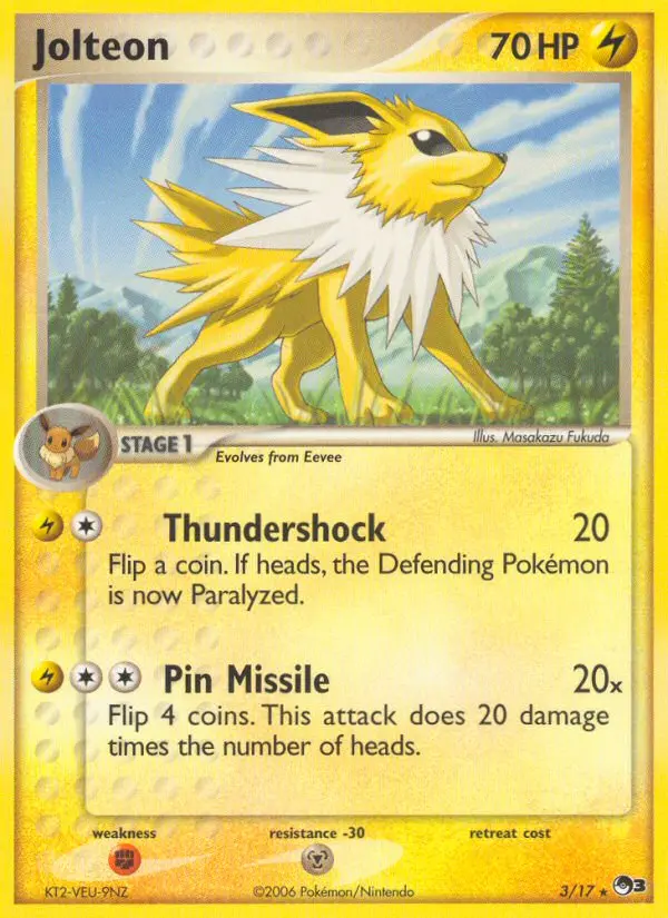Jolteon — POP Series 3 card #3
