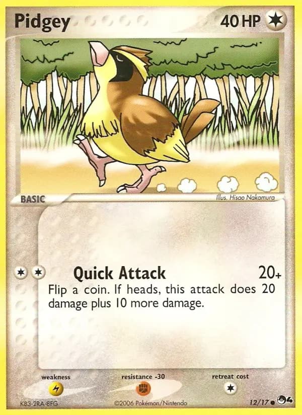 Pidgey — POP Series 4 card #12