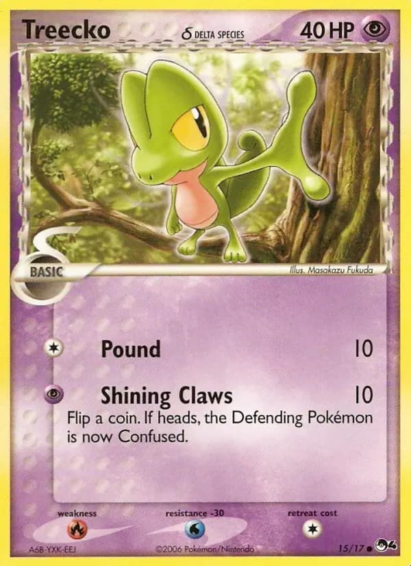 Treecko δ — POP Series 4 card #15