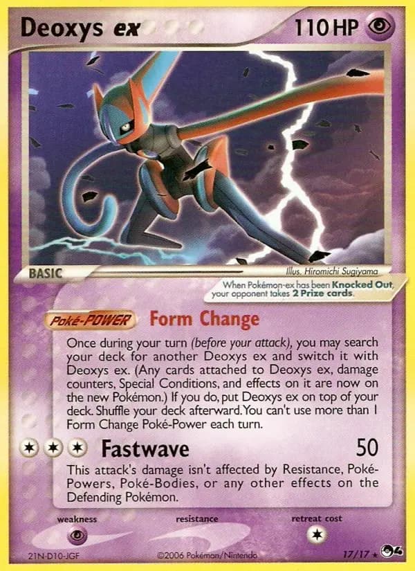 Deoxys ex — POP Series 4 card #17