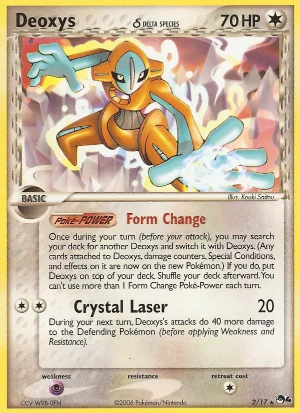 Deoxys δ — POP Series 4 card #2