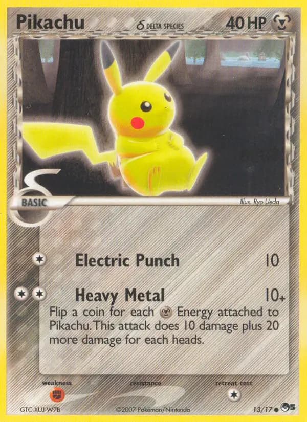 Pikachu δ — POP Series 5 card #13