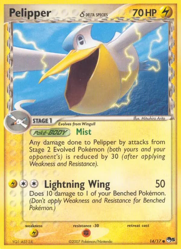 Pelipper δ — POP Series 5 card #14