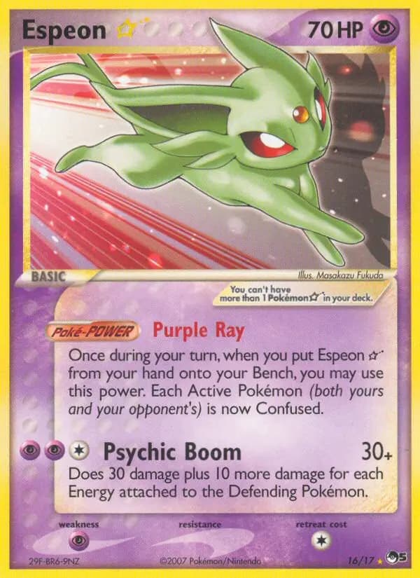 Espeon ★ — POP Series 5 card #16