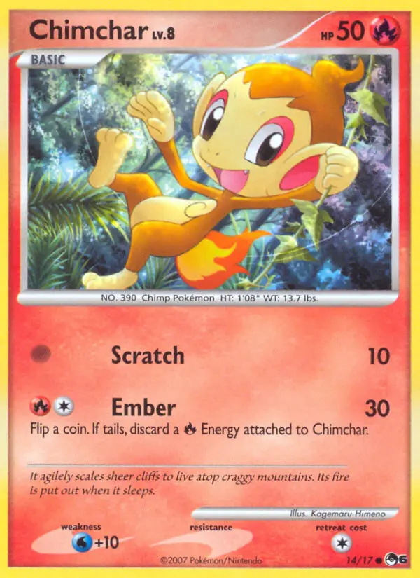 Chimchar — POP Series 6 card #14
