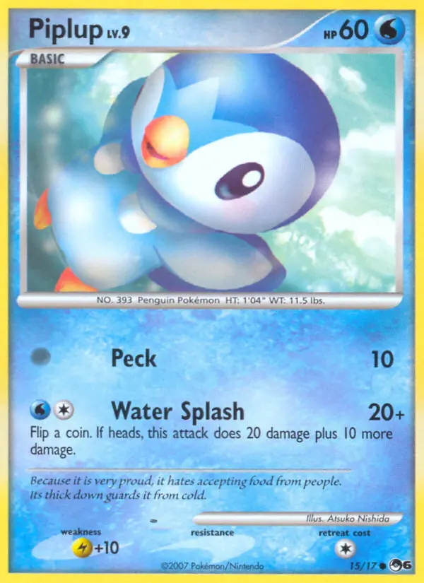 Piplup — POP Series 6 card #15