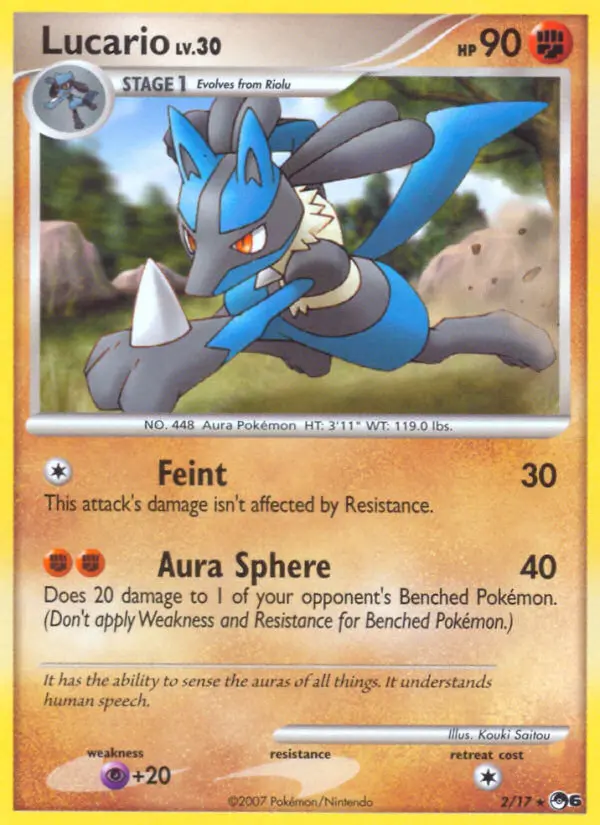 Lucario — POP Series 6 card #2