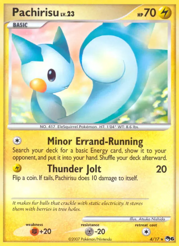 Pachirisu — POP Series 6 card #4