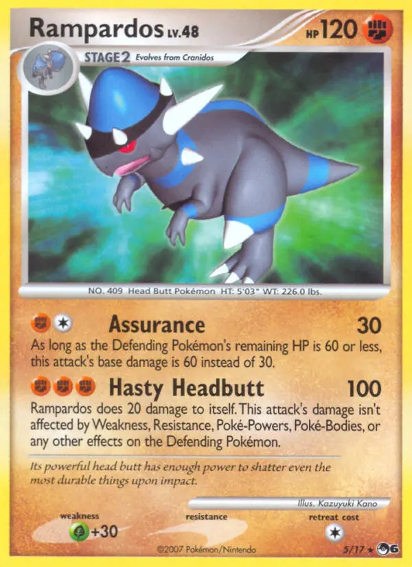 Rampardos — POP Series 6 card #5