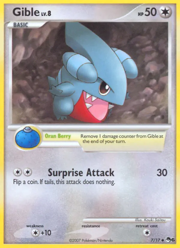 Gible — POP Series 6 card #7