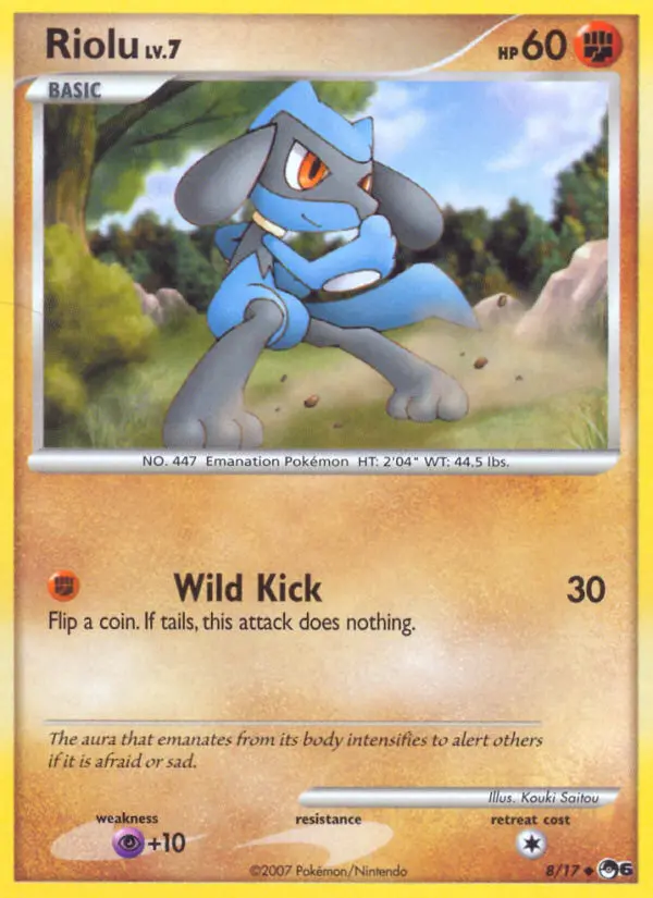 Riolu — POP Series 6 card #8