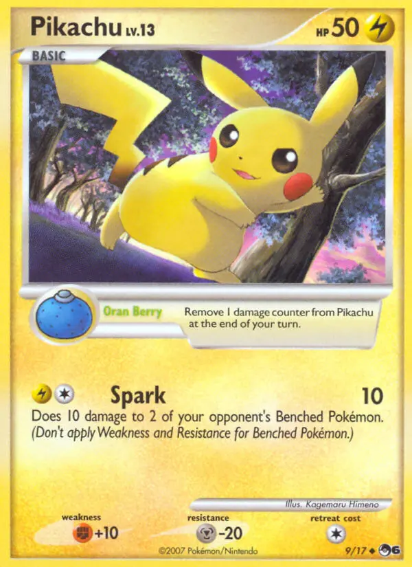 Pikachu — POP Series 6 card #9