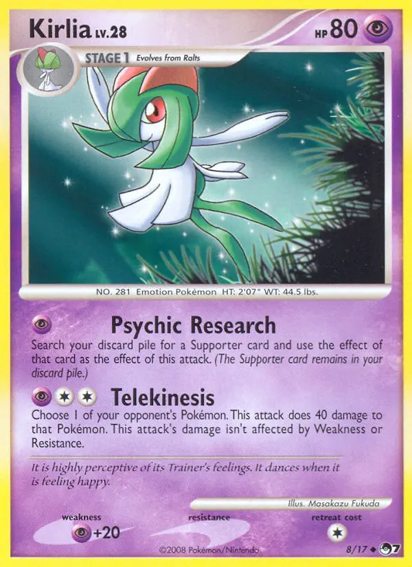 Kirlia — POP Series 7 card #8