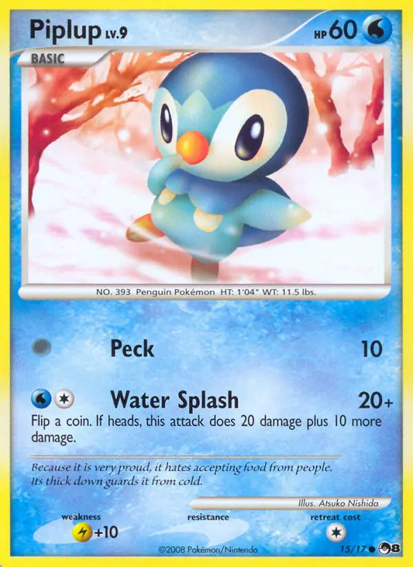 Piplup — POP Series 8 card #15