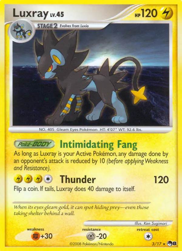 Luxray — POP Series 8 card #3