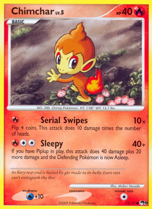 Chimchar — POP Series 9 card #13