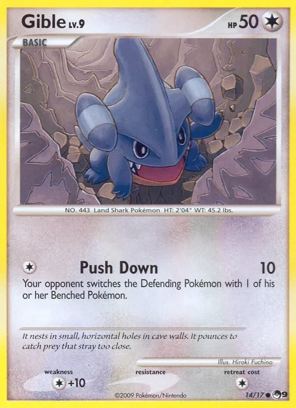 Gible — POP Series 9 card #14