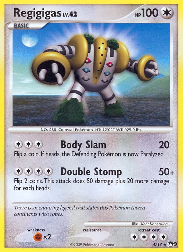 Regigigas — POP Series 9 card #4