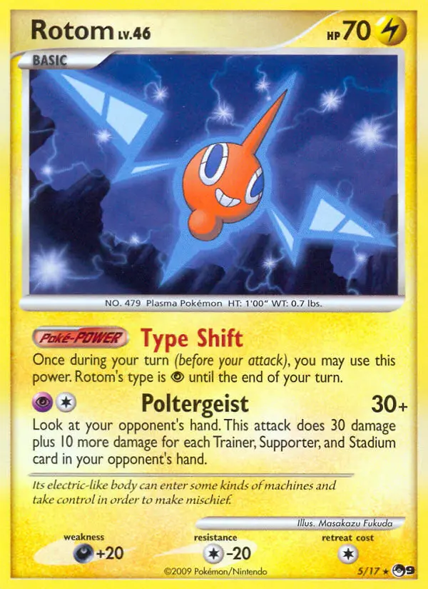 Rotom — POP Series 9 card #5