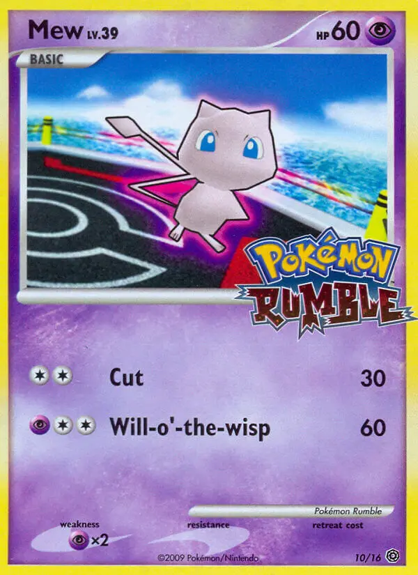 Mew — Pokémon Rumble card #10