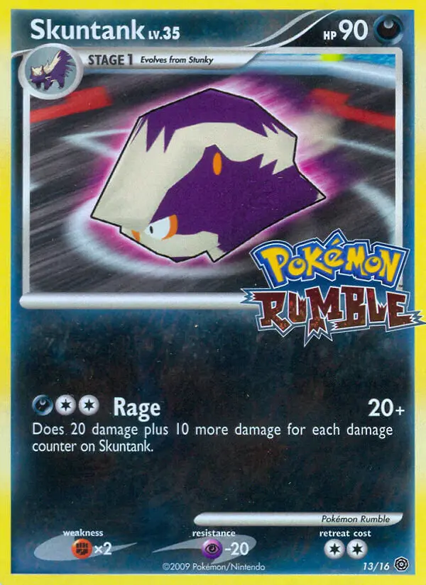Skuntank — Pokémon Rumble card #13