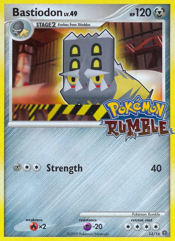 Bastiodon — Pokémon Rumble card #14