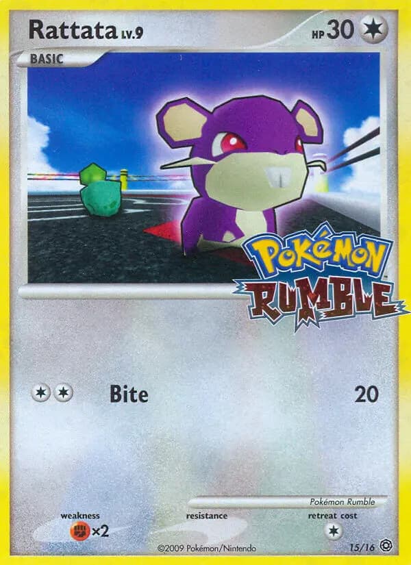 Rattata — Pokémon Rumble card #15