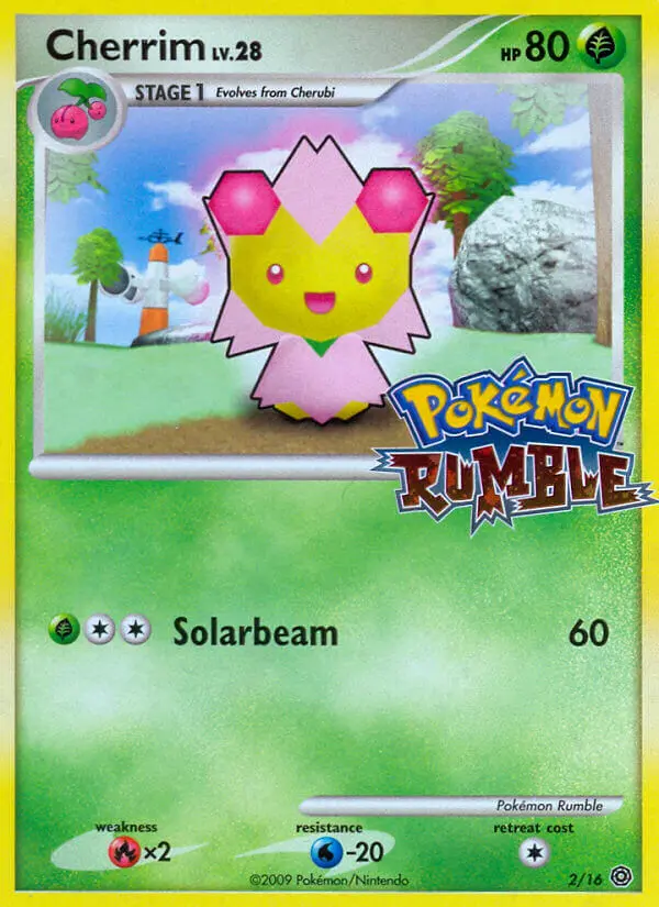 Cherrim — Pokémon Rumble card #2