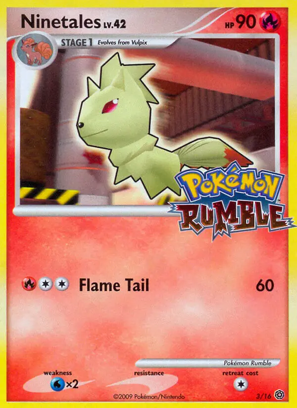 Ninetales — Pokémon Rumble card #3