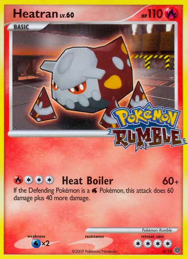 Heatran — Pokémon Rumble card #4