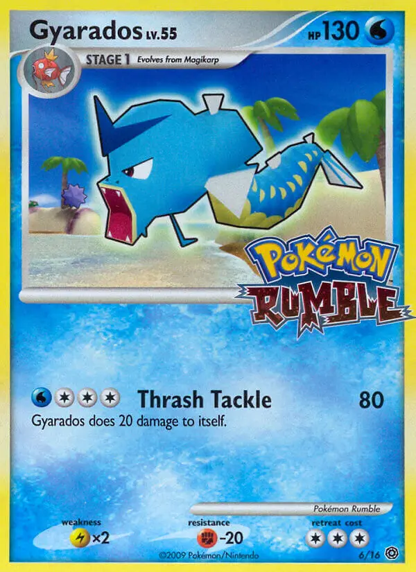 Gyarados — Pokémon Rumble card #6