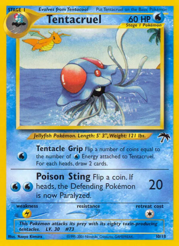 Tentacruel — Southern Islands card #10